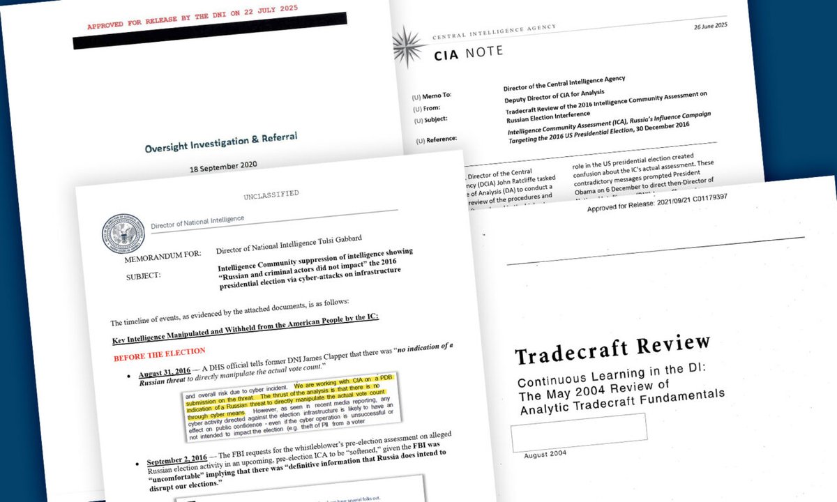 HCimprimis's tweet image. NEW ISSUE | ”The Significance of the Recently Released Russia Hoax Documents” bit.ly/3VEoiBM

&quot;The Russia collusion hoax was anchored to two central claims: first, that Trump was a compromised agent of Russia, and second, that Russia interfered in the 2016 election to…