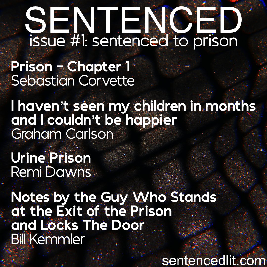 Being a reader and a writer is a life sentence. We are all, in a sense, cellmates. To celebrate our union, our first issue, "Sentenced to Prison" is now live on the website.

sentencedlit.com/te.15092025.ht…