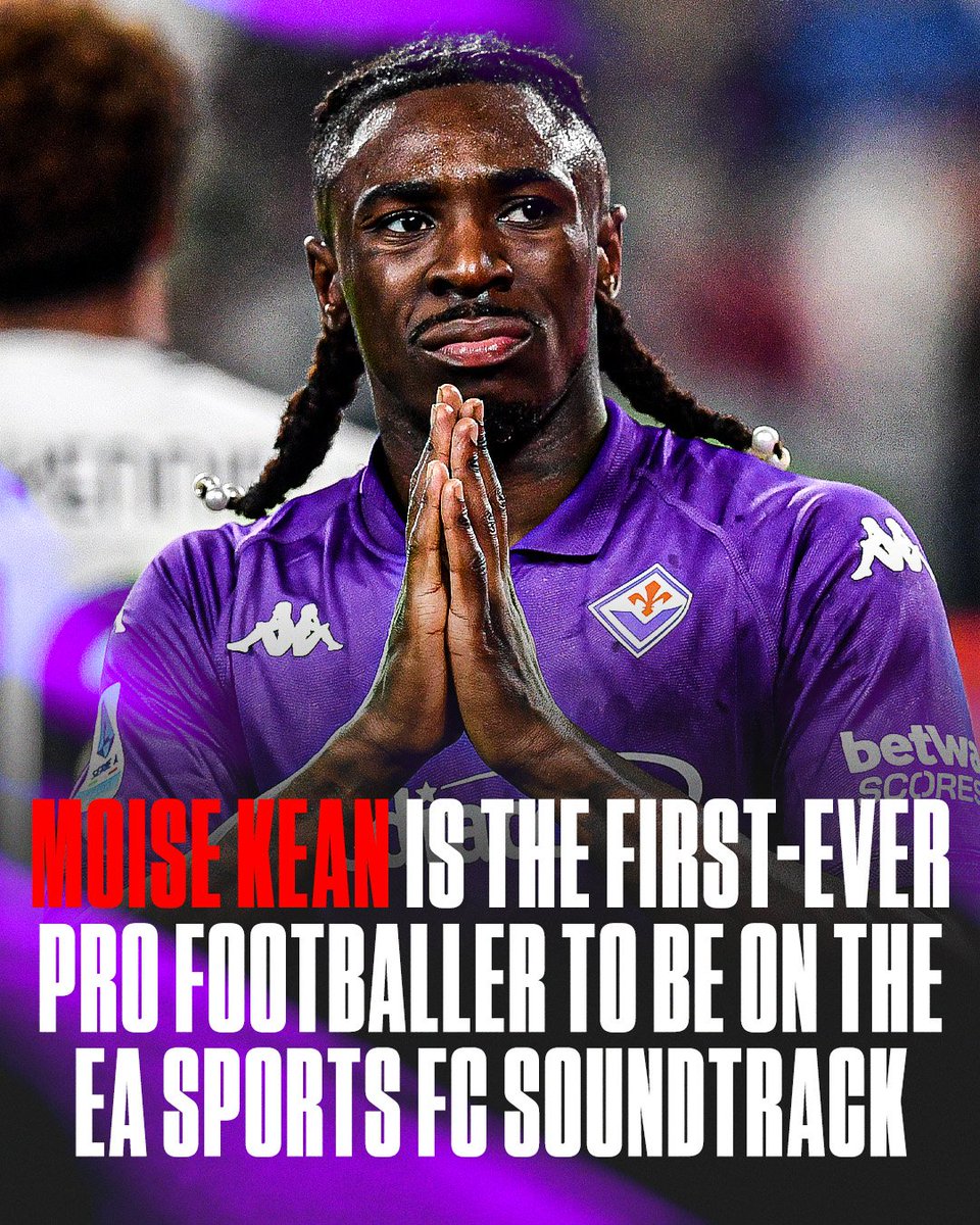 Swiftpay11's tweet image. Moise Kean is the first-ever pro footballer to be featured on the EA Sports FC soundtrack 😳

The young Italian can&apos;t be stopped 🔥😤