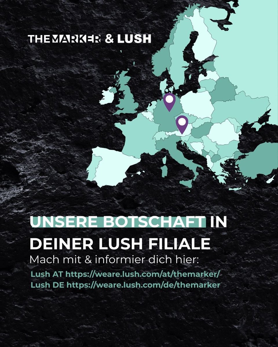 Hast du uns schon in deiner Stadt gesehen?

AB HEUTE starten wir eine Aktion mit LUSH für ein starkes EU-Tiertransportgesetz!

Das muss JETZT groß werden!
🐮 Hol dir Toby’s Magic Cow
💌 Mach mit bei der E-Mail-Aktion
📩 Teile die Aktion mit Freund:innen, Familie und Kolleg:innen