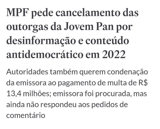 Fernao Lara Mesquita tweet media