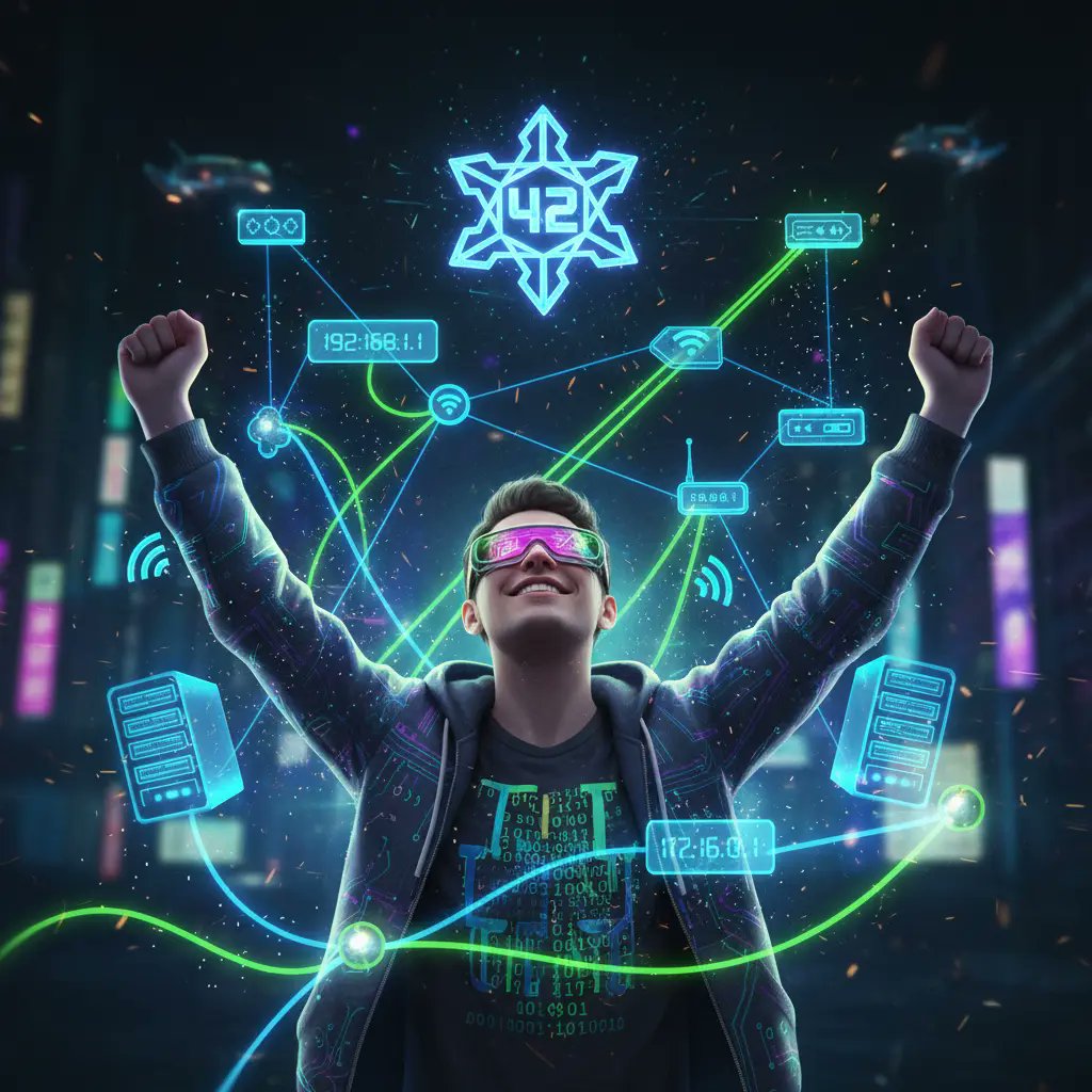 MehdiGarouaz's tweet image. 🎯 Just finished NetPractice @1337FIL !   IP addresses went from random dots to making sense like digital city addresses 🏙️  From &quot;why broken?&quot; 😅 to &quot;oh THAT&apos;S how internet works!&quot; 🤯  Brain now speaks basic networking 💻⚡  #42Network #NetPractice #Networking