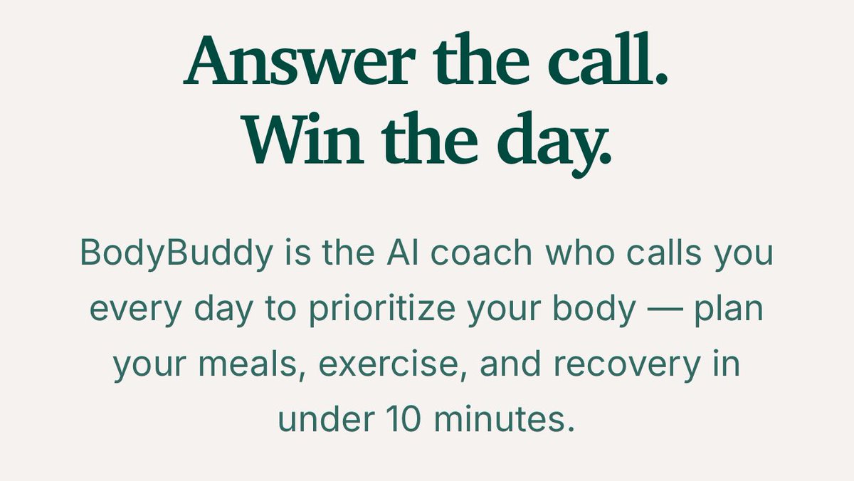 BodyBuddy tweet media