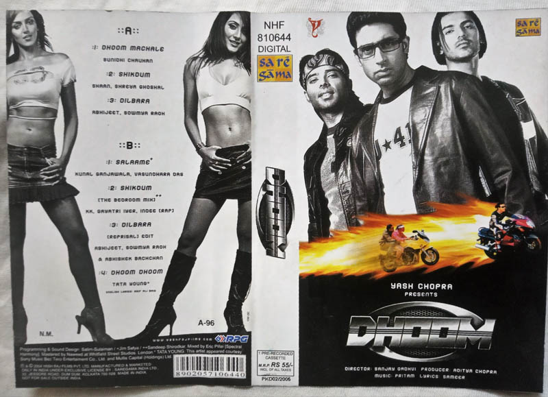 MovzMusicals999's tweet image. #21YearsOfDhoom

Slick and Stylish Action drama made on the lines of #Tangoandcash #Lethalweapon #Oceanseleven and #fastandfurious

#Dhoom Audiocd @yrfmusic

@ipritamofficial musical

@juniorbachchan #johnabhraham #udaychpora #sanjaygadvi #vijaykrishnaacharya @yrf

27-08-2004