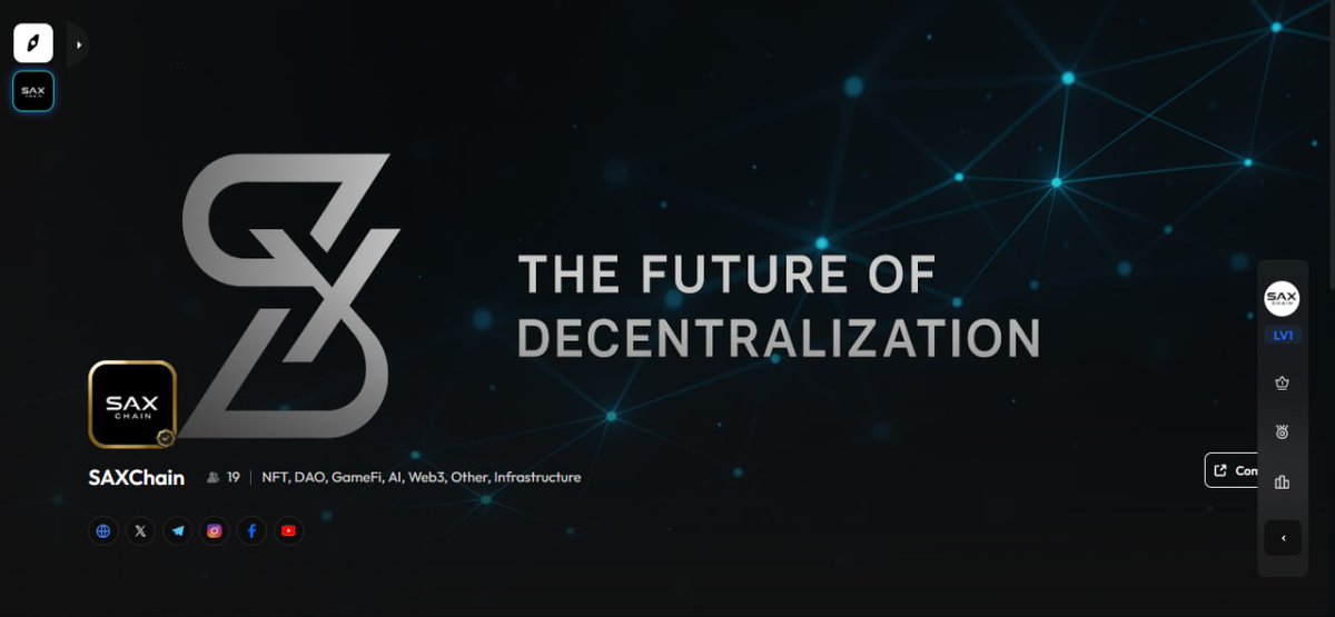 🤑SAX Chain is now 🥇 Gold Verified on  <a href="/taskonxyz/">TaskOn | Ultimate Web3 Community Growth Platform</a> 
🟢More trust, visibility, and high-quality campaigns for our community.
🟢Quests, missions &amp; rewards coming up.

👉Join our community Sax Chain taskon.xyz/SAXChain 🤑

#SAXChain #TaskOn #Web3 #AI