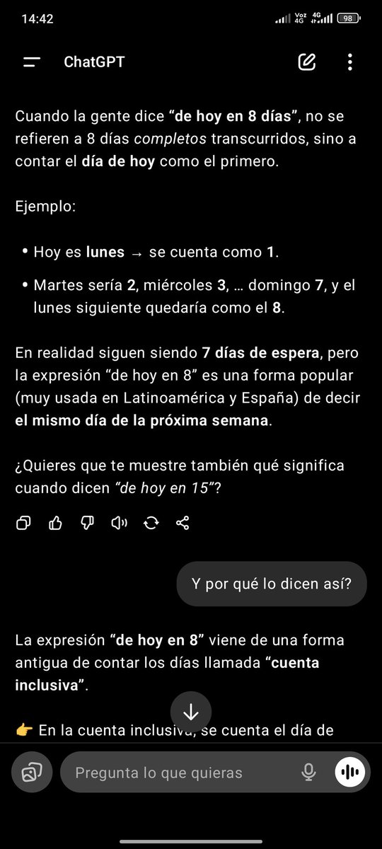 GascooverP's tweet photo. @luumbrera Al parecer es debido a una expresión romana "nundina" que cuenta 8 días https://t.co/4NkRitxzSP