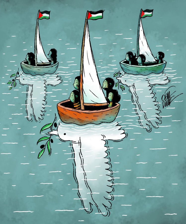 İslam ülkeleri liderleri bugün toplandı..
Sonuç: Koca bir “0”

İslam ülkeleri liderlerinin tamamından ve toplanmalarından daha büyüktür bir sumud teknesi..

#GlobalSumudFlotilla