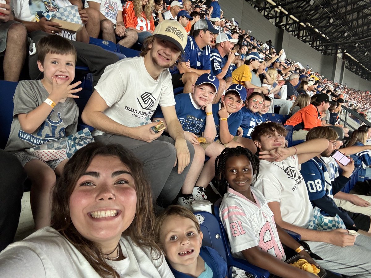 Thanks to a donation from The Brandon Burlsworth Foundation, we were able to take 8 kids to yesterday’s thrilling Colts game. They had a blast! #BrandonBurlsworthFoundation #Colts #newfansforlife