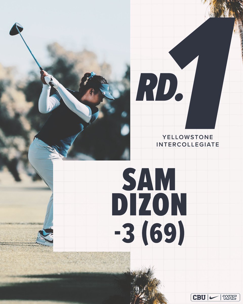 Round one is in the books, and Sam Dizon is picking up right where she left off last season with a 69 through the first 18!

#LanceUp⚔️