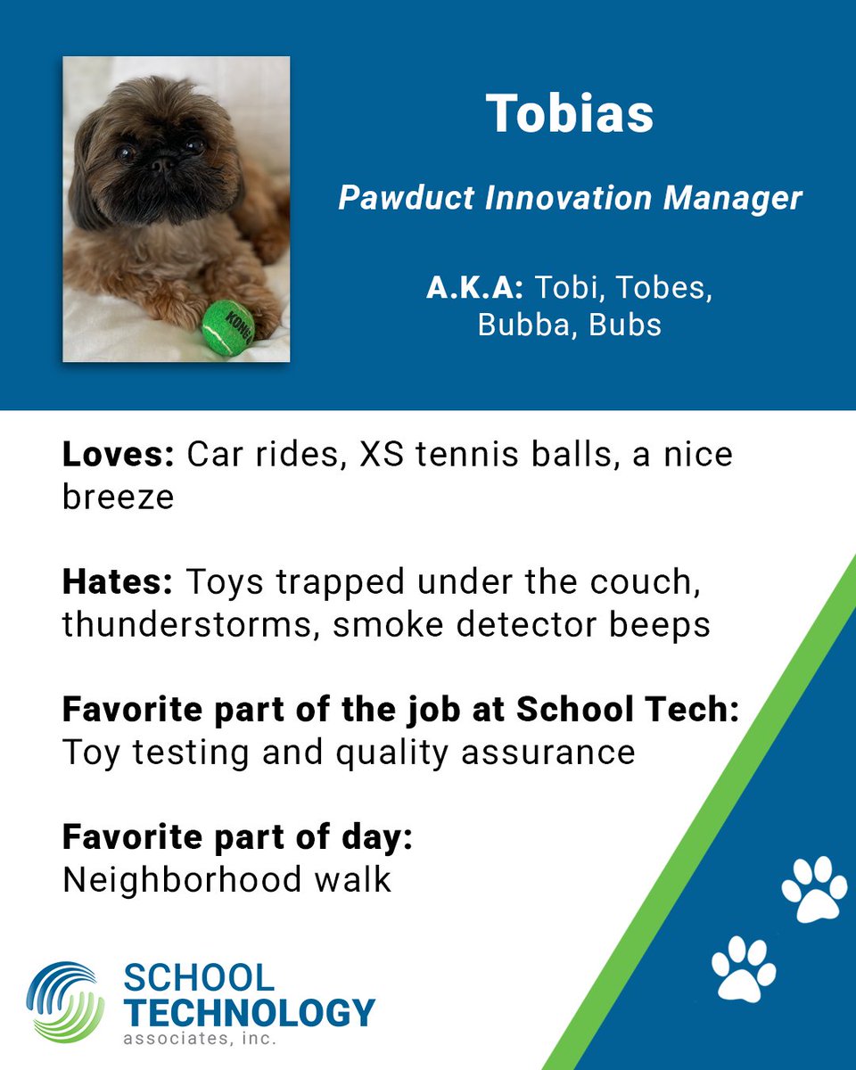 🐾 Happy International Dog Day! 🐶💻

Today, we’re celebrating a few of our very good coworkers who brighten our days, boost morale, and remind us that learning (and working) is always better with a wagging tail nearby. 🐕✨

Swipe through to meet some of the School Tech pups! 💙
