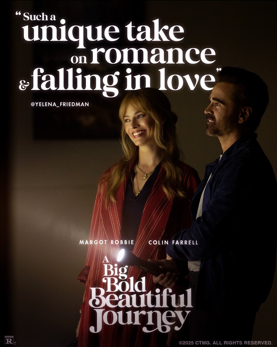 A movie you'll fall in love with. 🤍

See why audiences can't get enough of #ABigBoldBeautifulJourney, in theatres Thursday. Get tickets now. abigboldbeautifuljourney.movie