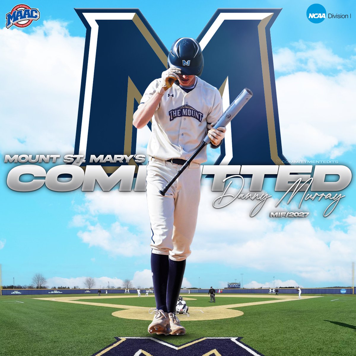 DannyMurray2027's tweet image. Super blessed to announce my commitment to play Division 1 baseball at Mount St. Mary’s University! #GoMount

@Mount_BSB @CoachLeoni @CoachGage_bsb @MarsHSBaseball @PghDawgs @fredalbert11 @BednarAndy @Psads99 @bgrandstrand13 @cjhein19