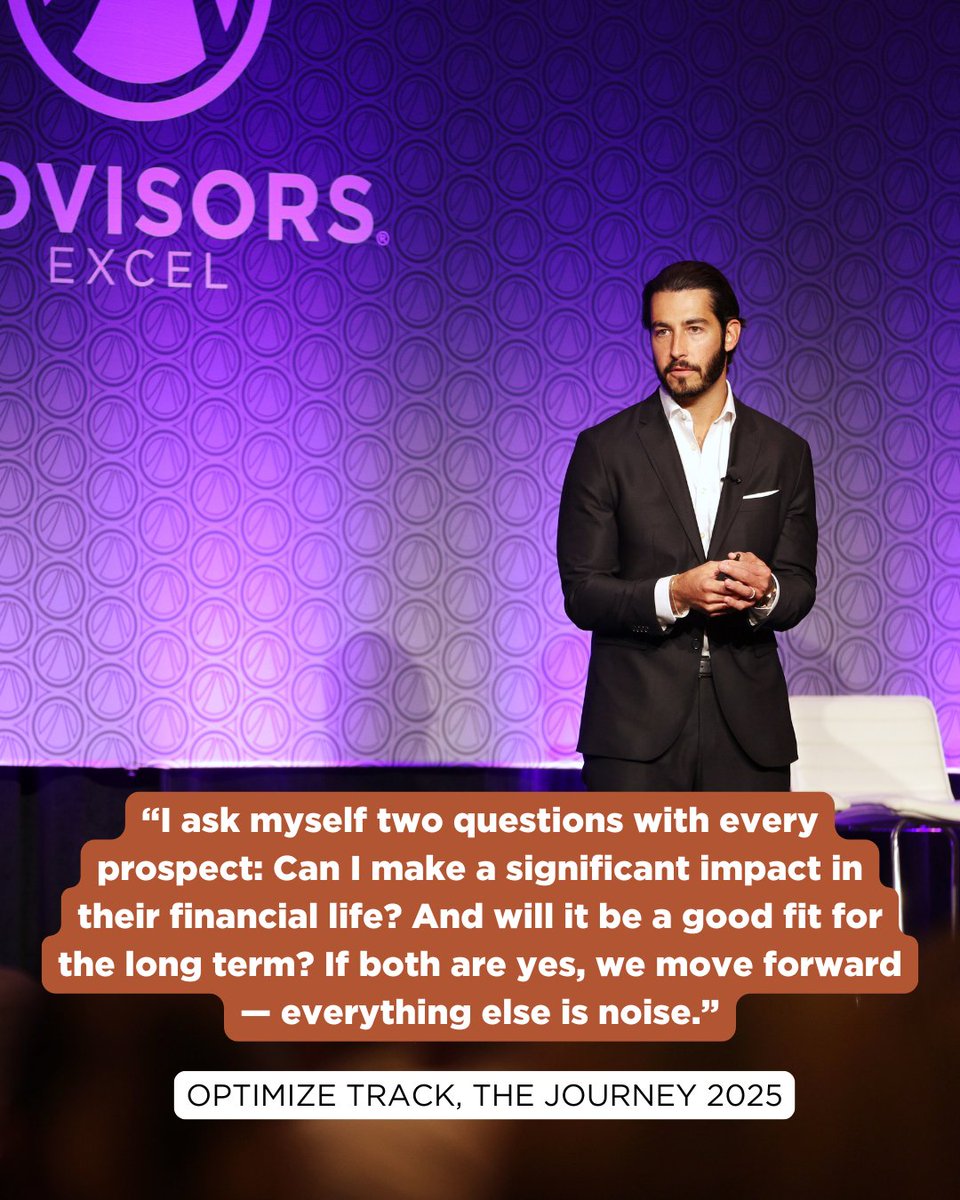 advisorsexcel's tweet photo. A few of our favorite moments from the Optimize Track ✨

Big thanks to Ted + team for helping our advisors cut the noise, find clarity, and streamline their practices. https://t.co/DrnTO1OwUq