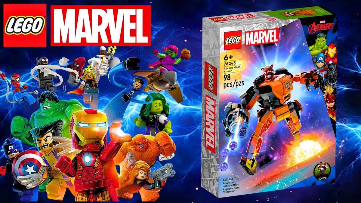 LEGO MARVEL 76243 ROCKET MECH ARMOR
youtu.be/TQVZ82pBT3Y