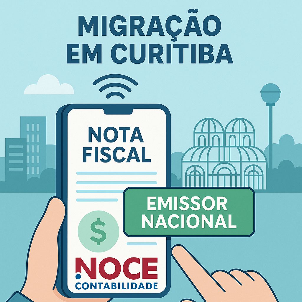 NoceContabil's tweet image. 📢 Atenção, contribuintes de Curitiba! 

A partir de outubro, inicia a migração da emissão da NFS-e pelo Emissor Nacional.

📅 Confira a programação para sua empresa:
- 10/25: Sociedades Uniprofissionais
- 11/25: Optantes do Simples Nacional
- 01/26: Demais Contribuintes

#NFSe