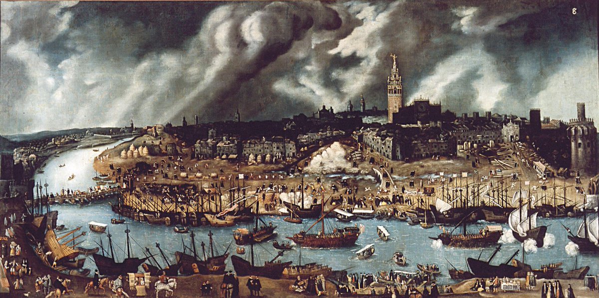 vintagemapstore's tweet photo. Seville, Spain (16th Century AD) https://t.co/sSrAaVVJWs