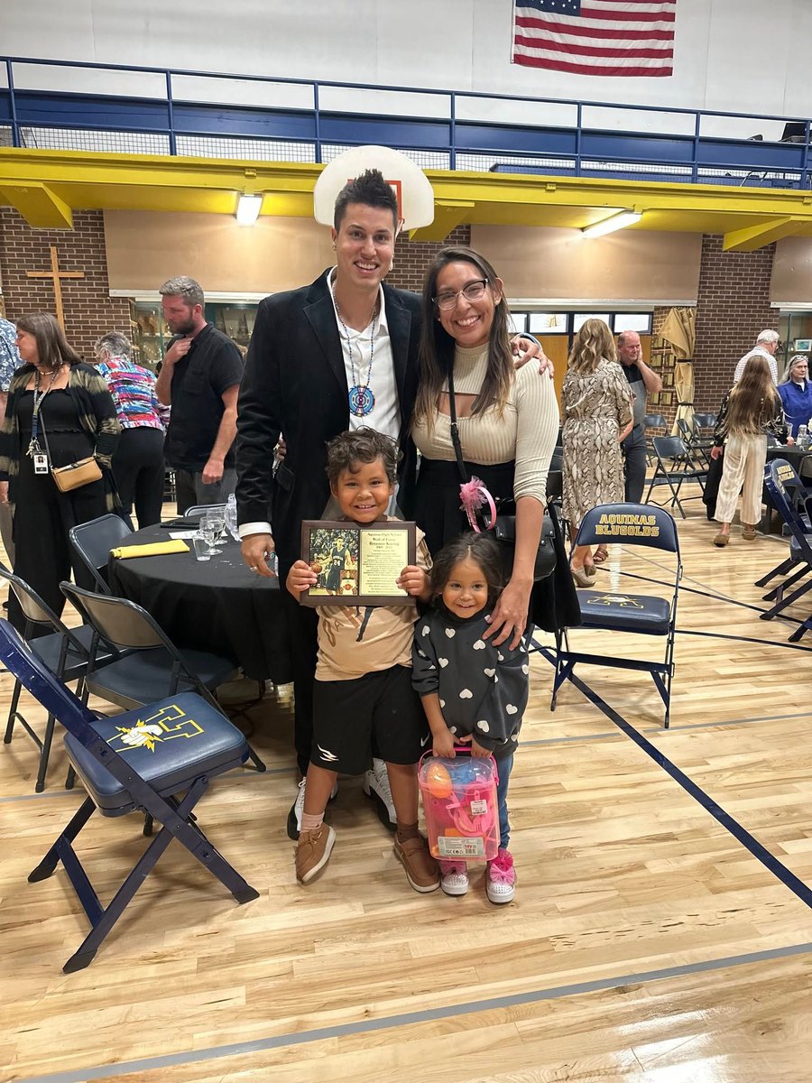 ndnsports's tweet photo. Former Wisconsin Badgers basketball standout Bronson Koenig (Ho Chunk) was officially inducted into the Aquinas High School Athletics Wall of Fame as part of the Class of 2025.
#NativeAthlete #HoChunk #HOF

Read at:
https://t.co/skdErsYJw7 https://t.co/DZSOCurHaL