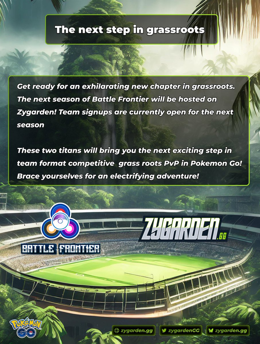 Zygarden | Pokémon GO Tournaments tweet media