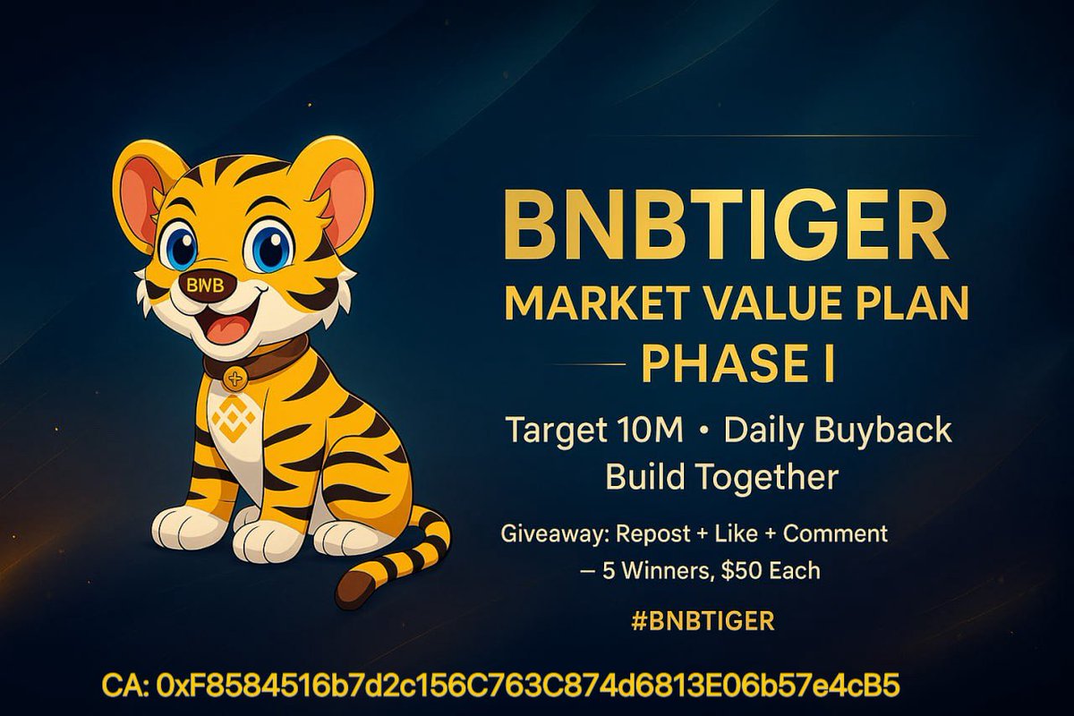 🔥 Launching the BNBTIGER Market Value Plan

Dear community partners, the BNBTIGER team is officially launching the “Market Value Plan” to drive the project into the next growth stage with greater efficiency and execution. Key points:

#1 Funding &amp; Price Support

The team will