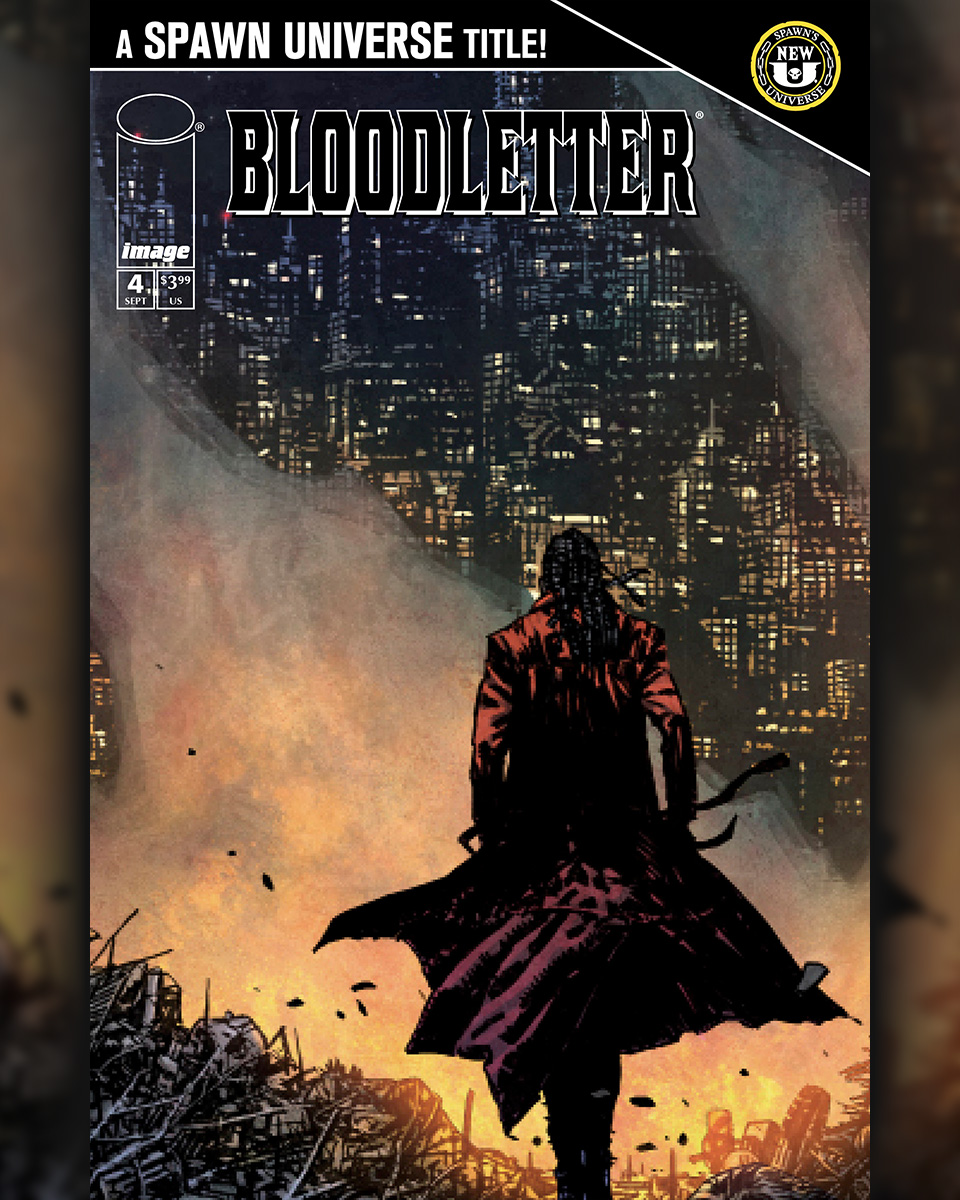 Cover B for BLOODLETTER #4 (of 5) by @colakmirko with colors by <a href="/SteveCanon_/">Steve Canon (colorist)</a> 🔥
On shelves everywhere this WEDNESDAY!

Writers: <a href="/JosephPIllidge/">Joseph P. Illidge</a> and <a href="/HackinTimSeeley/">Tim Seeley NYCC E-07</a>
Artist/Inker: Christian Rosado
Colorist: DC Alonso
Letterer: AndWorld Design
#spawn #comics #bloodletter