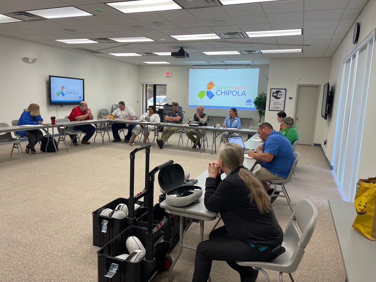 CTE directors and staff came together today at PAEC to learn about updates on legislation, the career frameworks, and to discuss how to best utilize local partnerships.