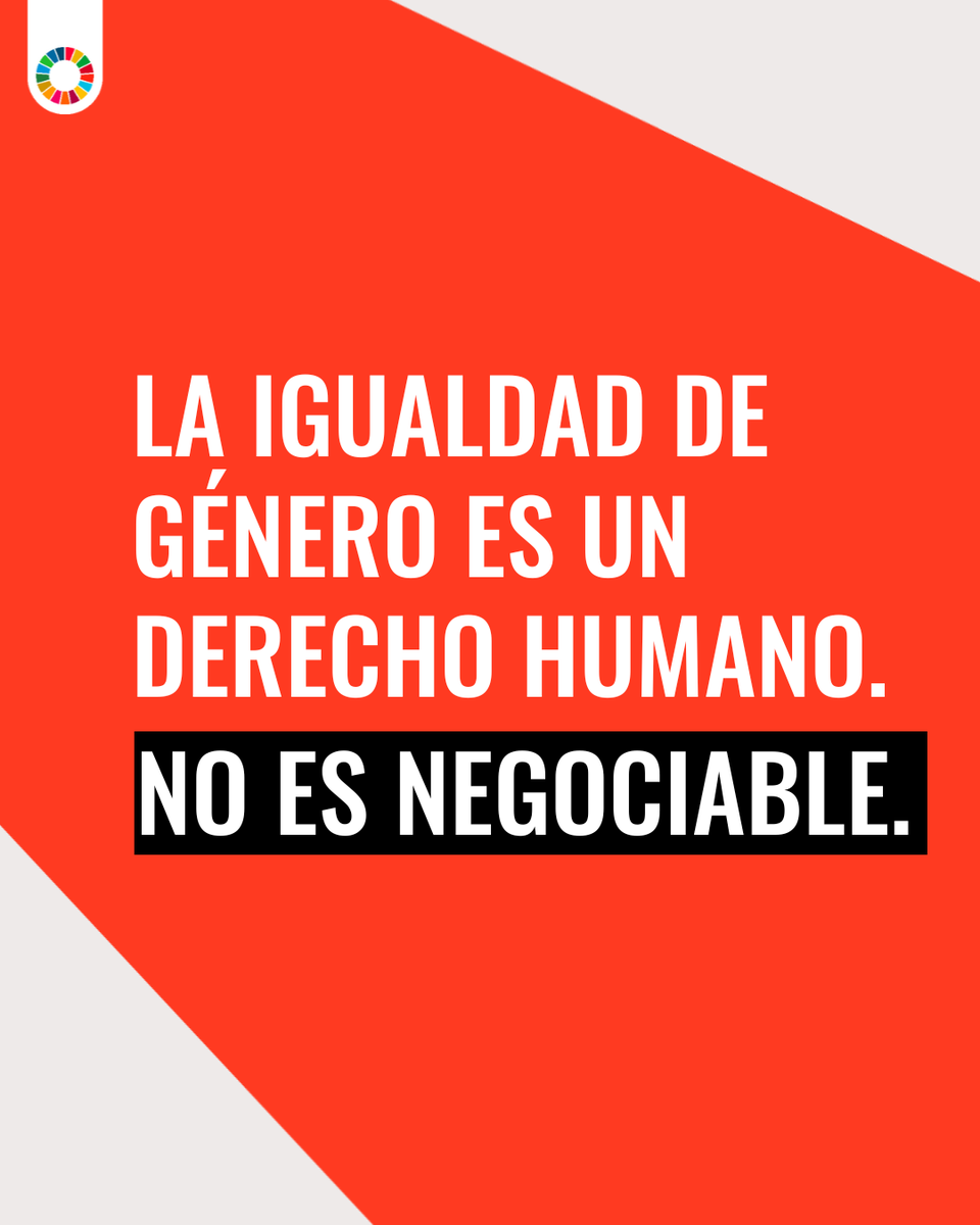 ONU_es's tweet photo. El mundo está en un momento crítico.
Con la inversión adecuada, la igualdad de género es posible.
✅ Más niñas en la escuela
✅ Menos muertes maternas
✅ Leyes más firmes
✅ Mujeres liderando

Pero estos avances están en riesgo.
@ONUMujeres y @UNDESA piden más acción para cerrar la brecha de género. 

https://t.co/lfQrMALJZD