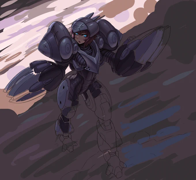 Into the dark (comm WIP)