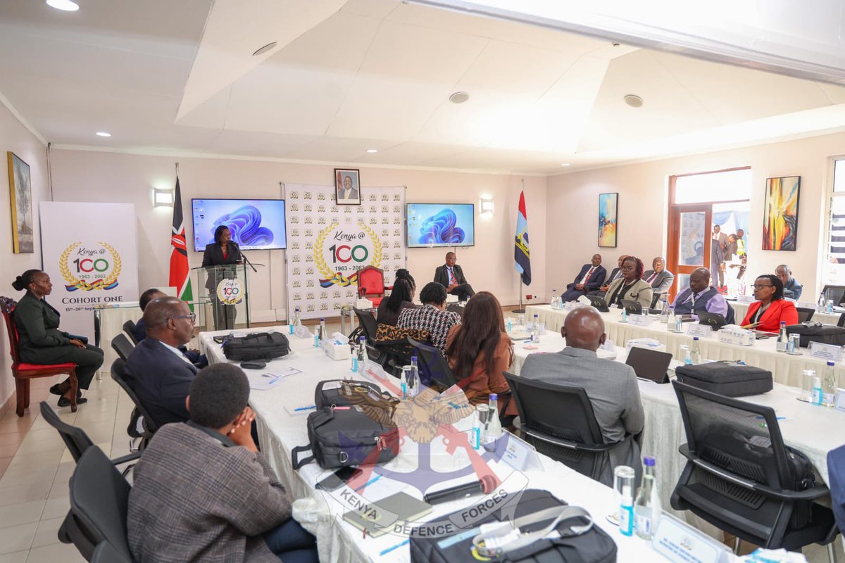 The Defence Cabinet Secretary, Hon. Soipan Tuya, opened the Kenya@100 Capstone Training at the <a href="/IPSTCKenya/">International Peace Support Training Centre -Kenya</a> International Peace Support Training Centre (IPSTC) at Karen, Nairobi.

See more: shorturl.at/82Wsr