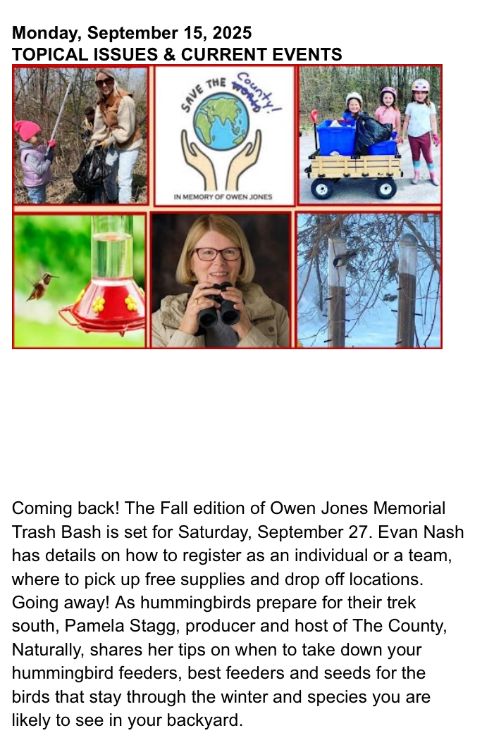 Grapevine for Monday