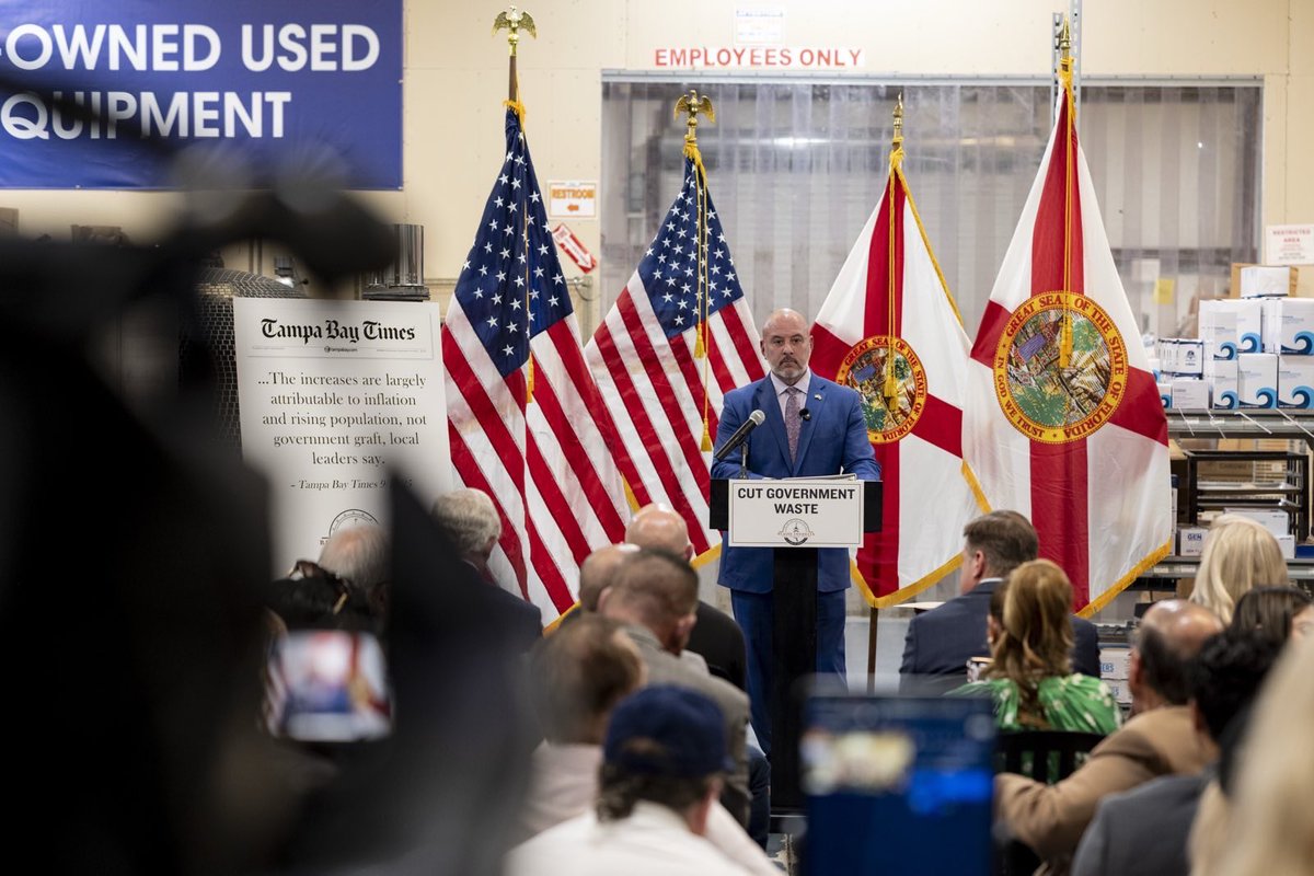 Today, our office revealed that over $190,000,000 of Orange County’s budget is “excessive and wasteful spending”. 

They could EASILY cut the millage rate by .86 and offer property tax relief. 

They are lighting your tax dollars on 🔥.