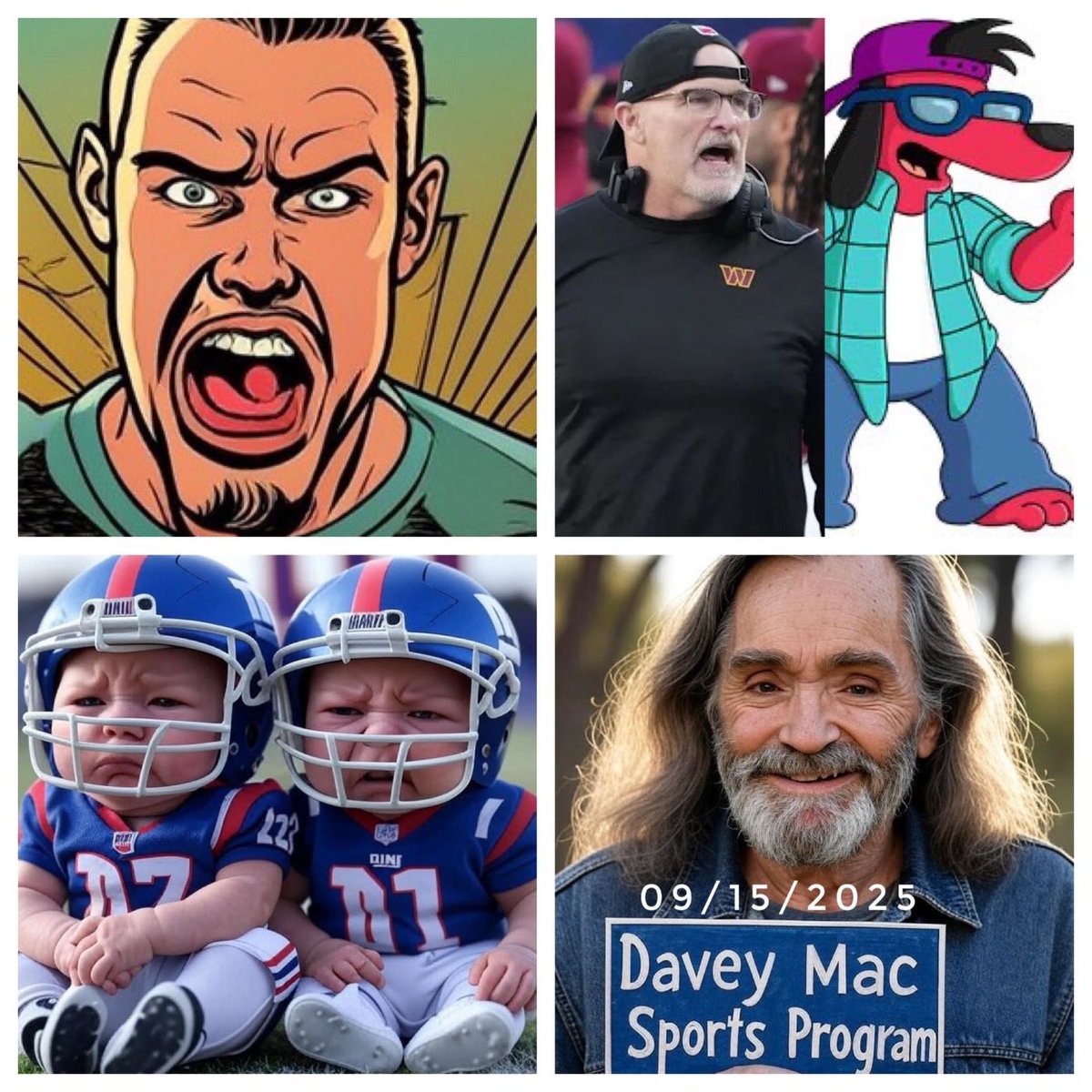 It's a new Davey Mac Sports Program as we're tackling all things football!   Andrew Whitworth, Dan Quinn, Joe Schoen, Brian Daboll, the Packers, Chiefs, Mike McDaniel pot-head press conference, and more!   Now on YouTube.com/EastSideDaveTV or wherever you get your podcasts!   BOOM!