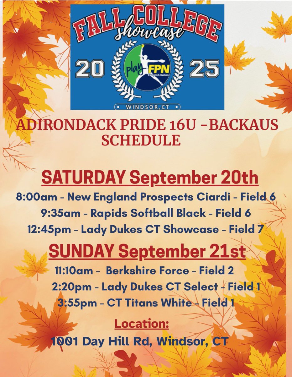 Adirondack Pride 16U & 18U - BACKAUS tweet media