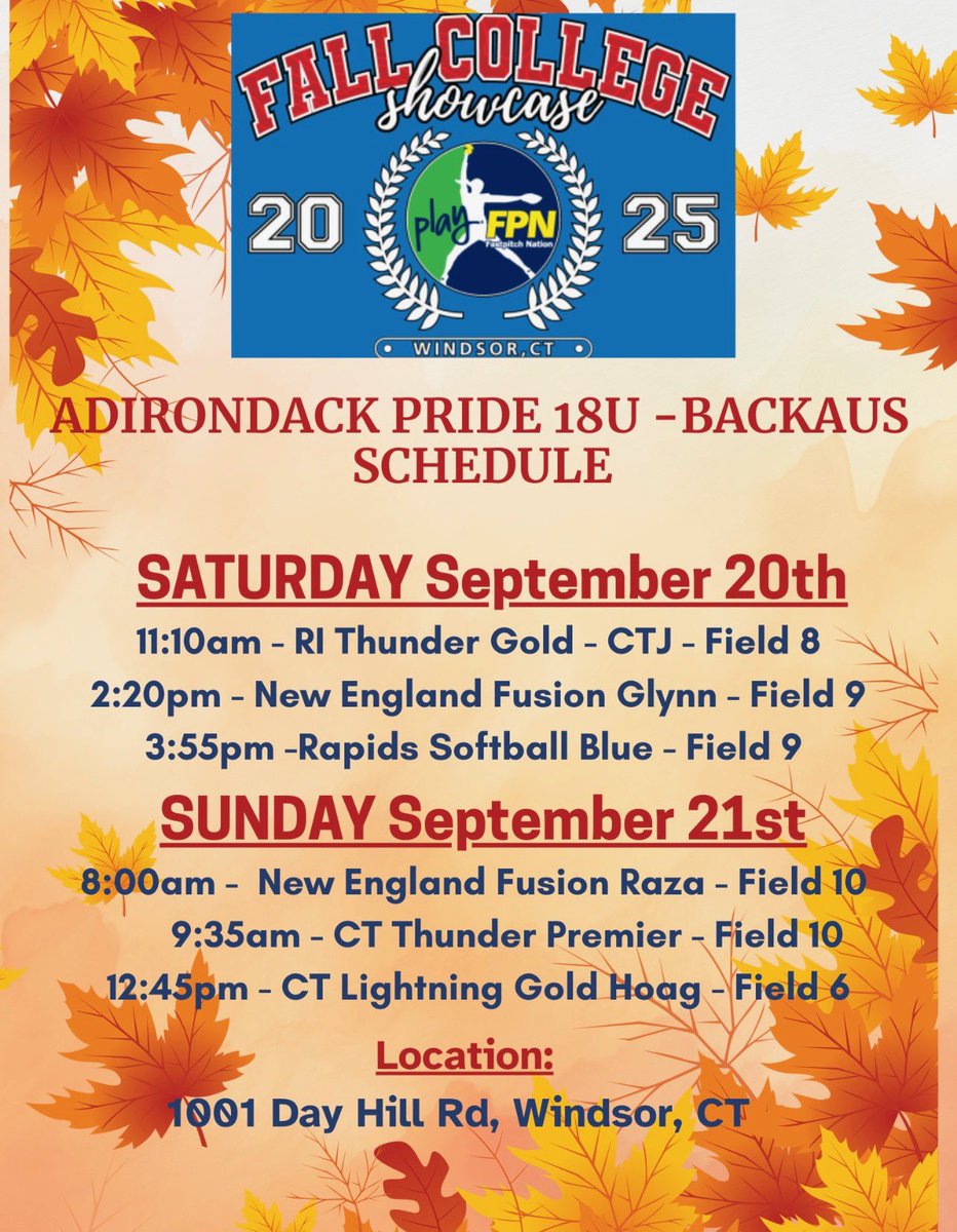 Adirondack Pride 16U & 18U - BACKAUS tweet media