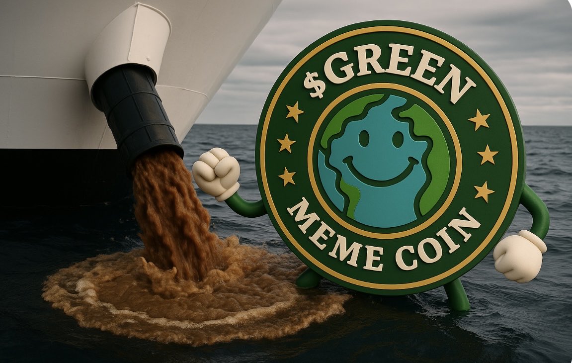 shahidworldwide's tweet image. 🌊💚 The oceans are choking on pollution — Green Meme Coin ($GMC) is rising to fight back!
Join the first on-chain utility targeting carbon &amp;amp; ocean waste solutions.
#CleanSeas #CarbonCredit #Crypto4Good $GMC