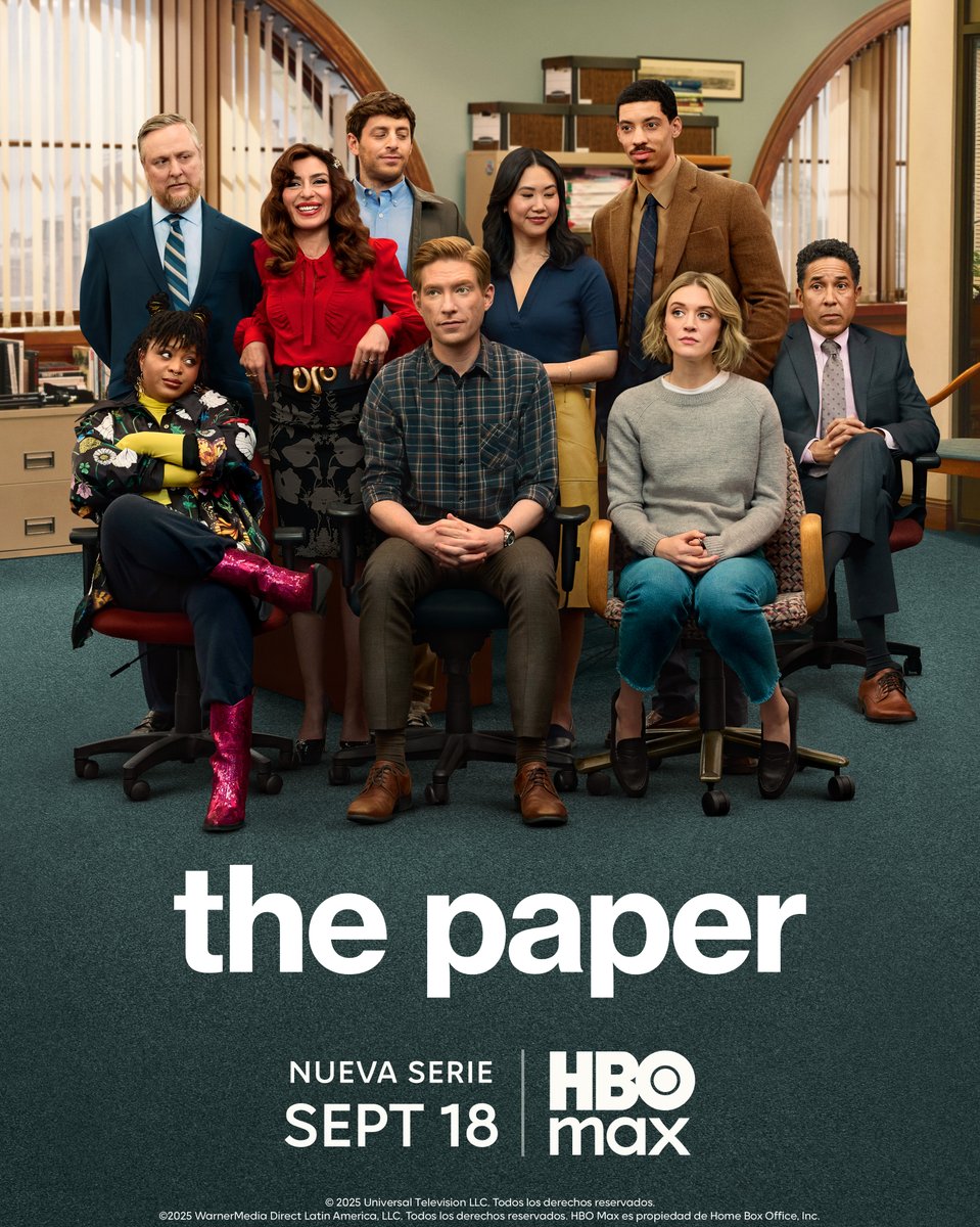 📺 ¡YA HAY FECHA!

HBO Max anuncia el estreno de THE PAPER, la nueva serie del universo de THE OFFICE, para el 18 de septiembre.

¿La van a ver?