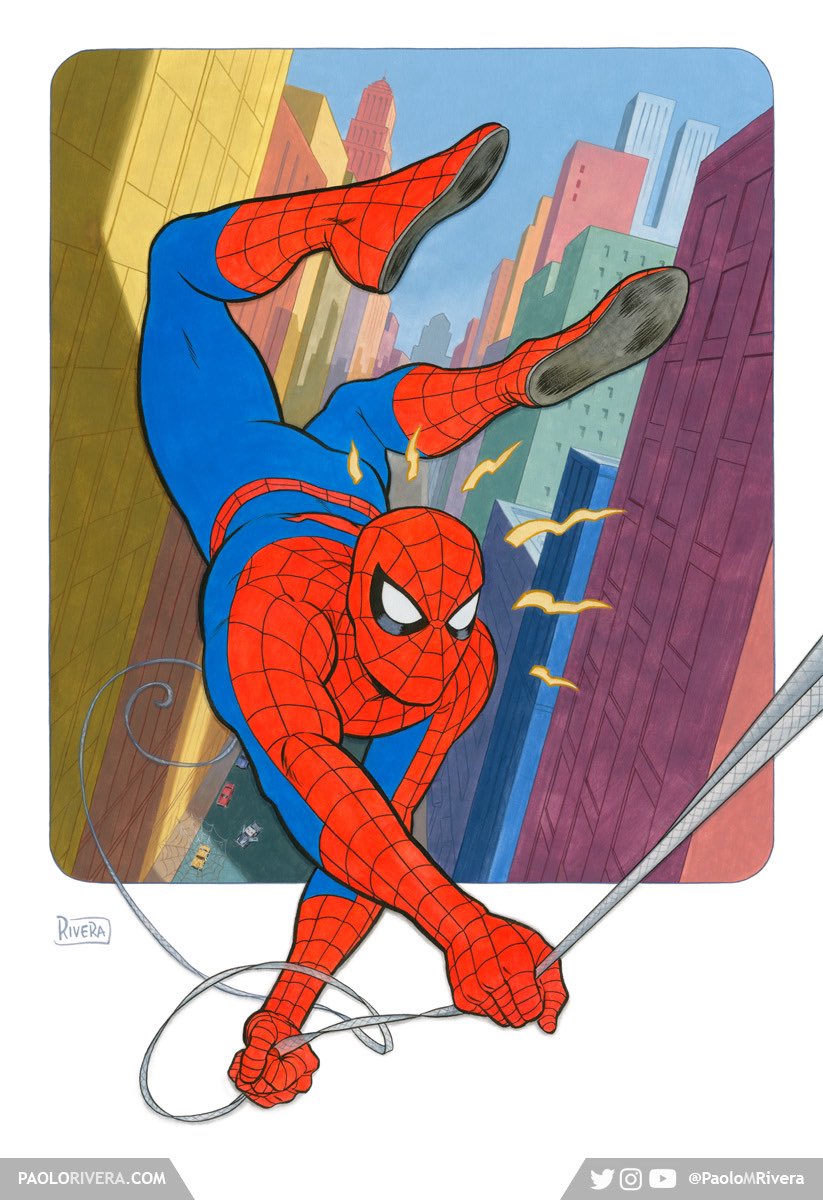 1967 Spider-Man piece by <a href="/PaoloMRivera/">Paolo Rivera</a>