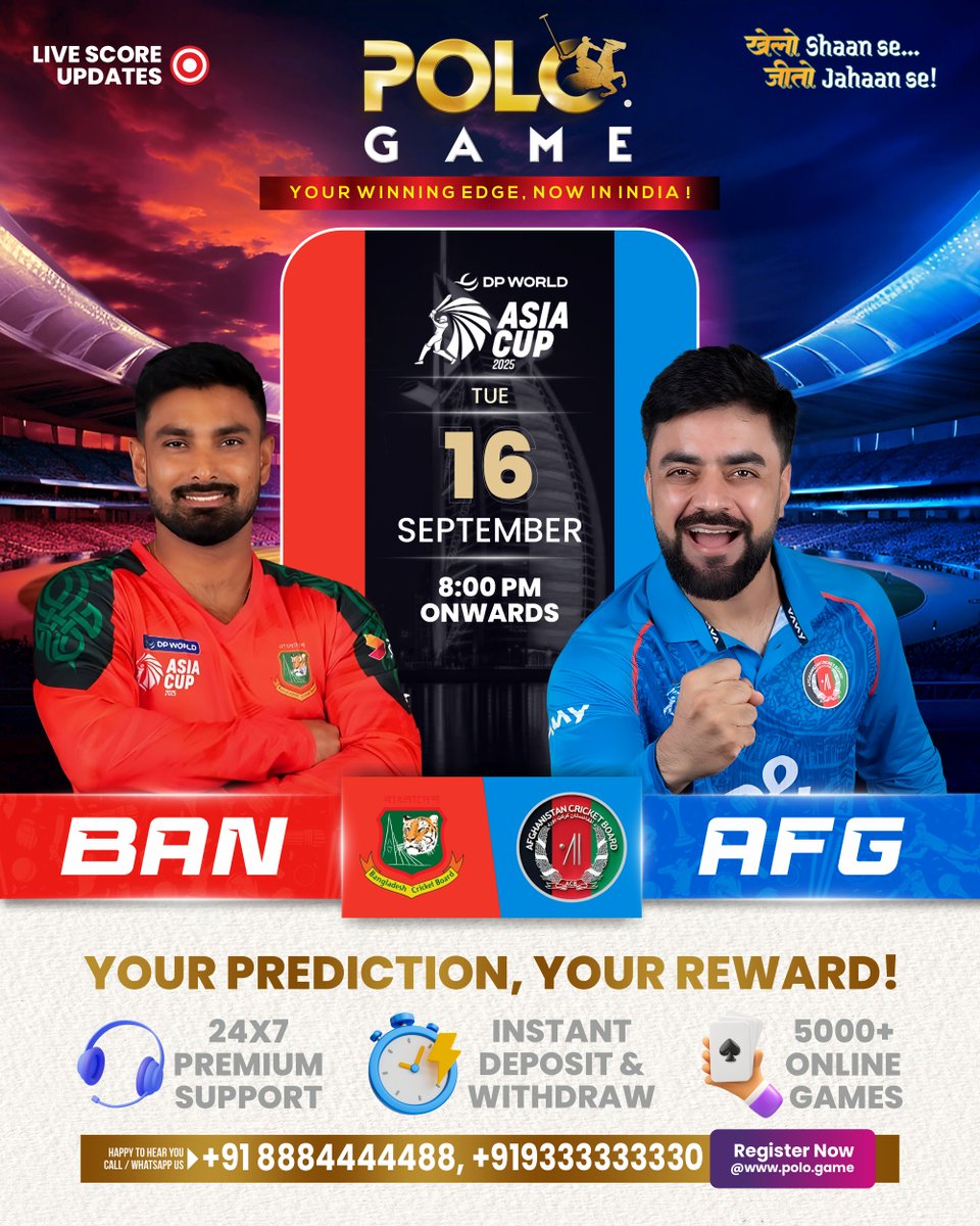 PoloGameIndia's tweet photo. 🚀 https://t.co/zYP4eJUn4B IS NOW LIVE IN INDIA! 📷 The world’s favorite betting platform is here to elevate your gaming experience! 📷📷https://t.co/XvHIjUfOVE 24/7 Support – Call, Online Chat & WhatsApp assistance! 📷 Lightning-Fast Transactions – Auto Deposit & Withdrawals 📷 Trusted Globally – Join millions of players worldwide!  📷 Launch Offers & Exclusive Bonuses – Don’t miss out!  📷https://t.co/qgTaTTualf#PoloGameIndia #WinBig #TrustedBetting #ipl #ipl2025 #polodotgame #Trending #GamblingIndia #IndianCasino #TeenPatti #RummyOnline #PokerIndia #BettingTips #CasinoVibes #OnlineCasinoIndia #RealCashGames #DesiGamblers