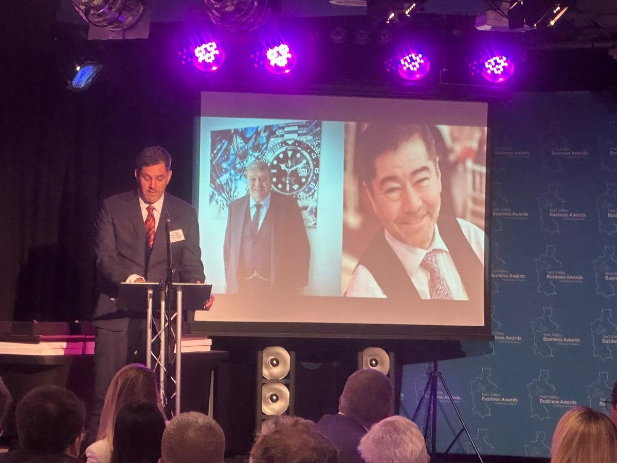 Before the awards ceremony it's a keynote by Jordan Wylie MBE - star of Channel 4's Hunted and Celebrity Hunted, best selling author and extreme adventurer.

We also took a moment to remember 2 amazing local men - David Mellor and Julian Chen