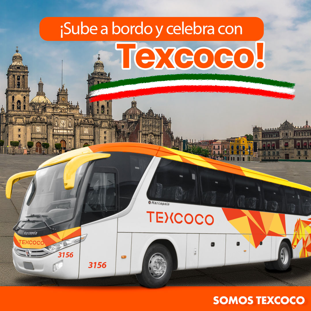 ¡Viva México! 🇲🇽 Este mes patrio, Autobuses Texcoco te lleva a disfrutar de todo lo que la CDMX tiene para ofrecer. ¿Cómo vas a celebrar? ¡Cuéntanos! 🎉🎶
#TexcocoParaTi #TexcocoTeAcompaña