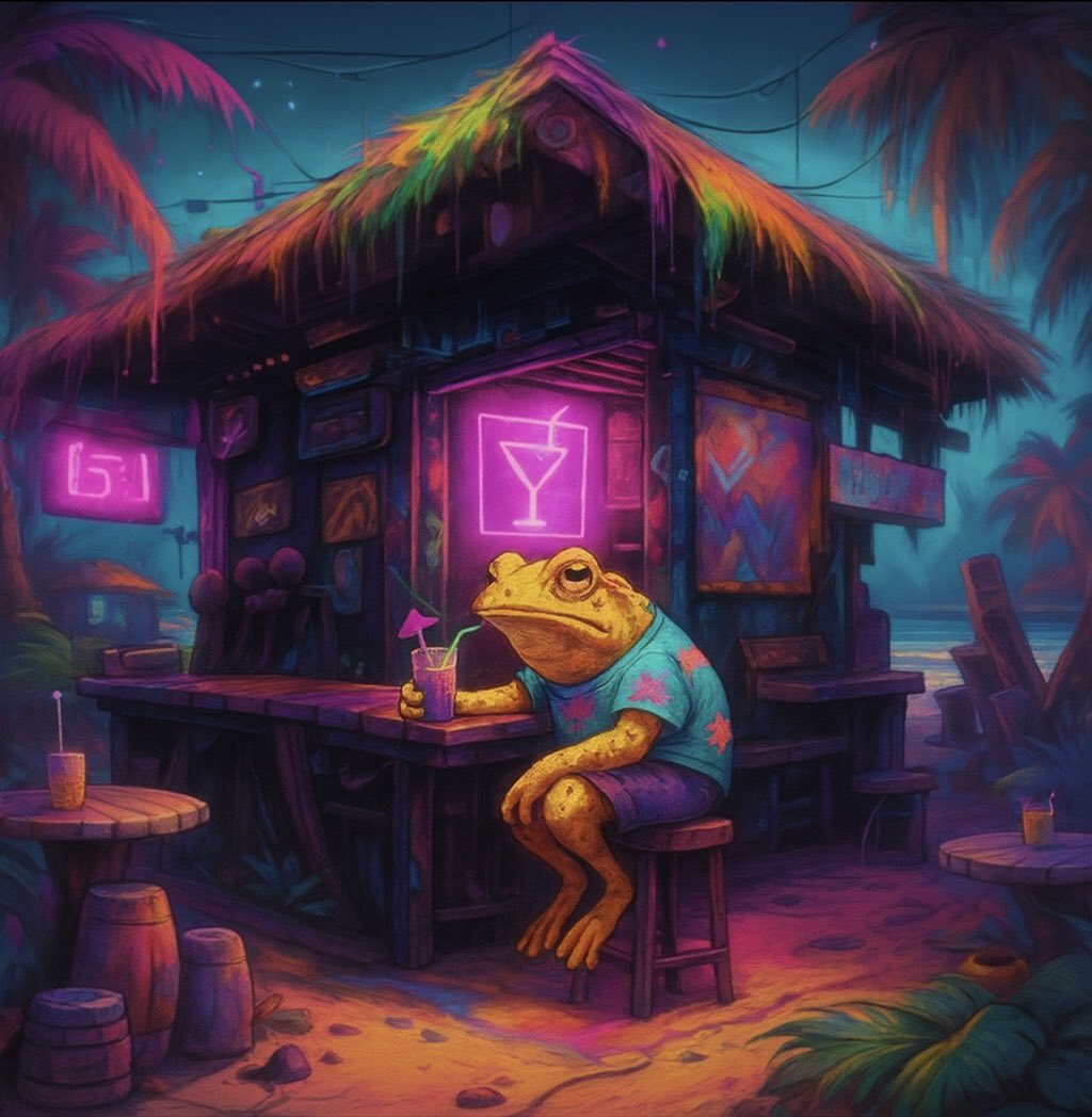 BroMikeCrypto's tweet image. When the world feels loud, find your quiet corner, sip something sweet, and just vibe.
Even $Turbo Toad knows the art of the chill.
#TurboToad #TurboToadToken #memecoins