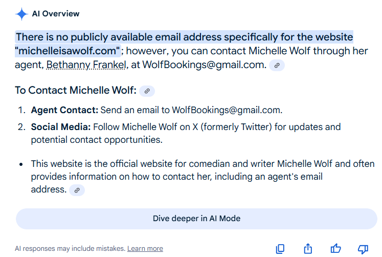 SlimginBlog's tweet image. Hope this helps!
Her bookings email address is 'WolfBookings@gmail.com'. Hit her up!