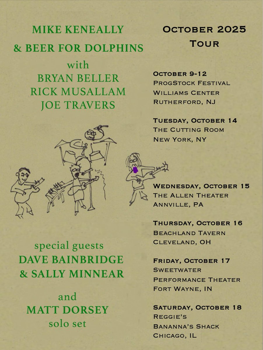 Bryan Beller (@bryanbeller) on Twitter photo KENEALLY MADNESS: The first <a href="/MikeKeneally/">Mike Keneally</a> tour in many years starts in 1 month! MK/BFD hardcores, now's the time to make a plan for tickets! If you're unfamiliar and wondering how I became the bassist I am today, this incredible material is the answer.
acrmanagement.com/mike-keneally-… KENEALLY MADNESS: The first <a href="/MikeKeneally/">Mike Keneally</a> tour in many years starts in 1 month! MK/BFD hardcores, now's the time to make a plan for tickets! If you're unfamiliar and wondering how I became the bassist I am today, this incredible material is the answer.
acrmanagement.com/mike-keneally-…