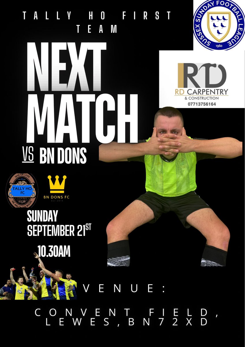 Tally Ho FC (@fctally) on Twitter photo Huge game for the lads in black and white…😮💨 As we face BN Dons in a massive league clash! 🔥 The boys look to continue on from last weeks win and show that we mean business. Get down the convent and support the boys🤝 COME ON TALLY⚪️⚫️#winorlosewereonthebooze #tallyho #joe6 Huge game for the lads in black and white…😮💨 As we face BN Dons in a massive league clash! 🔥 The boys look to continue on from last weeks win and show that we mean business. Get down the convent and support the boys🤝 COME ON TALLY⚪️⚫️#winorlosewereonthebooze #tallyho #joe6