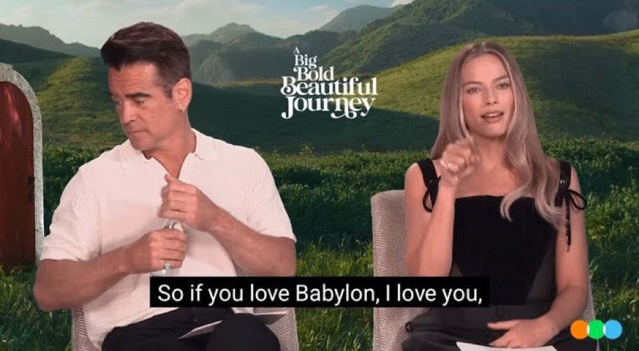 TheCinesthetic's tweet image. Margot Robbie to the ‘BABYLON’ fans:

&quot;If you love BABYLON, I love you, and we think alike when it comes to movies.&quot;

(Via @letterboxd)