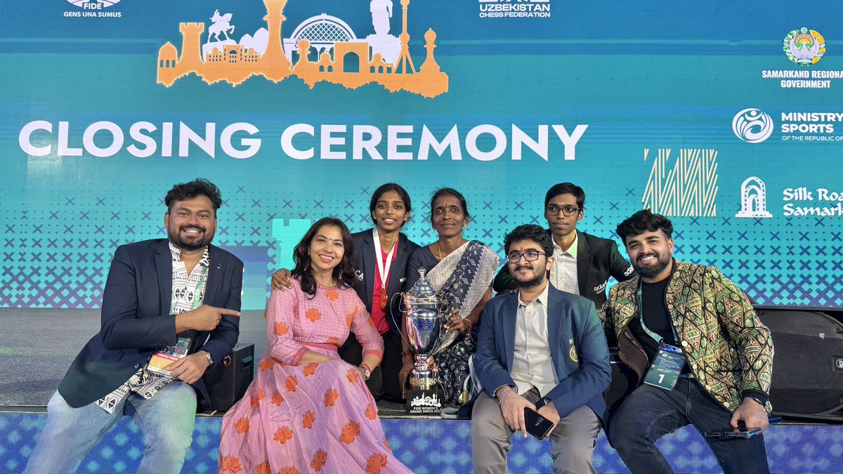 A finale to remember🙏🏼

<a href="/chessvaishali/">Vaishali</a> <a href="/anishgiri/">Anish Giri</a> <a href="/ChessbaseIndia/">ChessBase India</a>