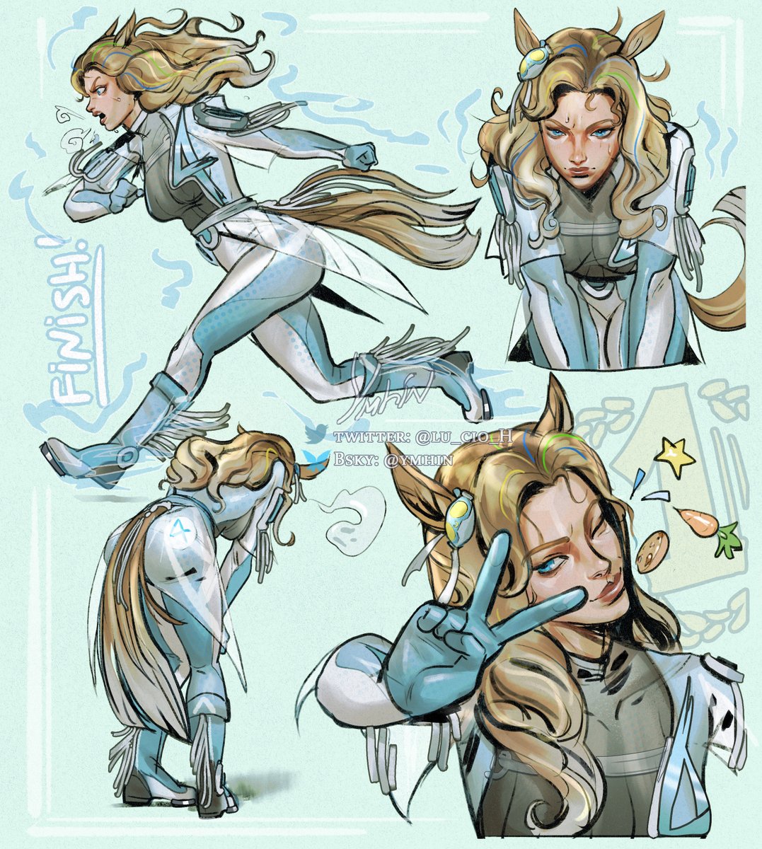 Something old that I forgot to post  
 #marvelrivals #suestorm + #umamusume
bc I can 😔