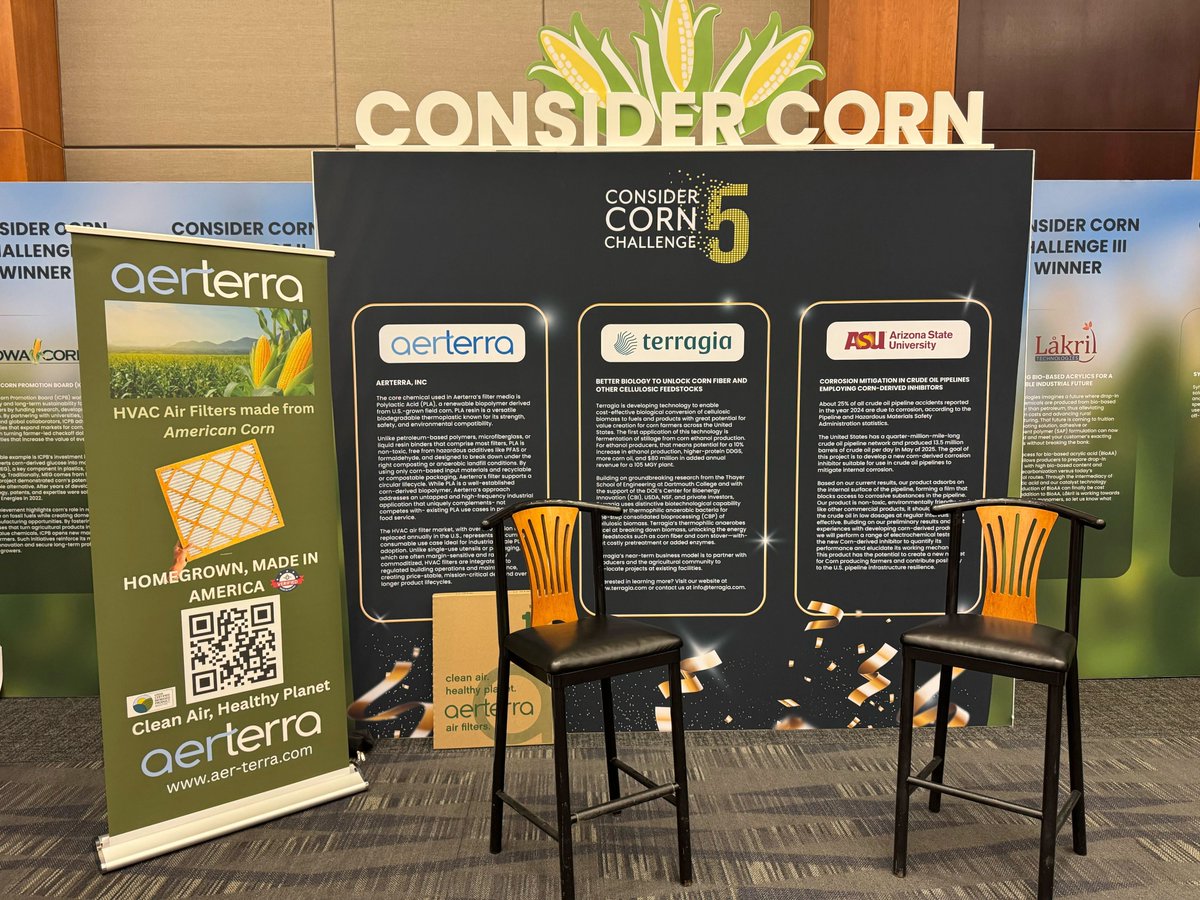 Excited to be at #BioInnovations25 this week! 🌱✨

At Aerterra, we’re on a mission to reimagine home air with high-performance, sustainable filters made from U.S.-grown corn.

If you’re at the conference, connect with us!

<a href="/Bio_Markets/">World Bio Market Insights</a> <a href="/NationalCorn/">National Corn (NCGA)</a> 

#Sustainability #HVAC