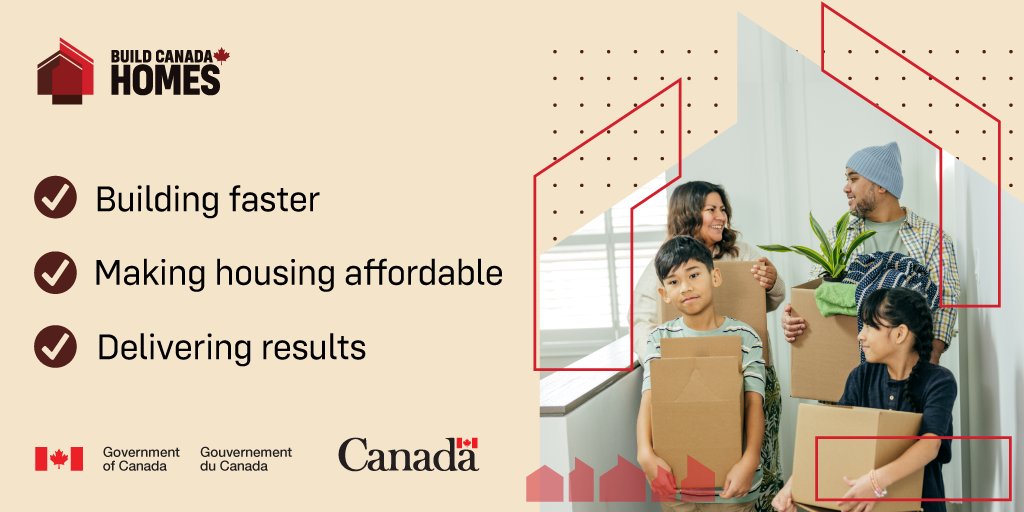 More homes. Built smarter. Built faster.

That’s what Build Canada Homes will deliver for Canadians.

More info:  pm.gc.ca/en/news/news-r…