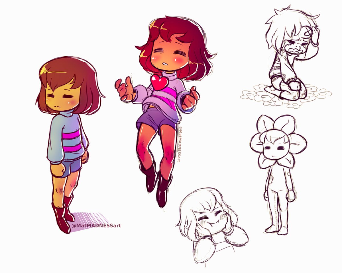 Some old sketches of Frisk from 5 years ago.

#UNDERTALE10周年 #UNDERTALE_10th_Anniversary