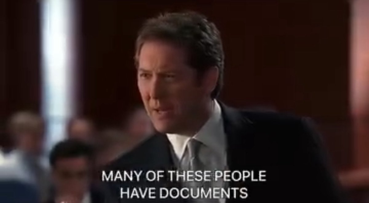 tizzywoman's tweet image. Watch this powerful scene from the TV show, Boston Legal. Listen to every word of it. Every word. 

#ImmigrantsMakeAmerica
#DemsUnited